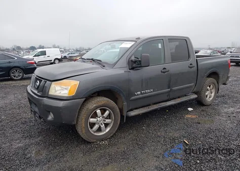2012 Nissan Titan Pro-4X из США, поврежденный, VIN 1N6AA0EC8CN308154
